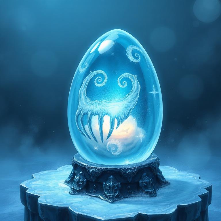 Frostmane Sabertooth egg relic